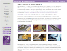 Tablet Screenshot of plasmaterials.com